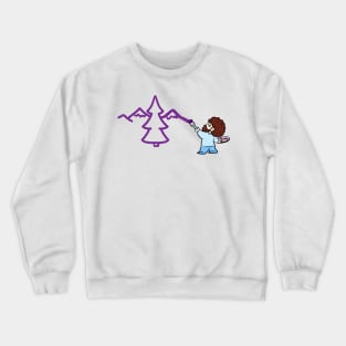 bob's purple palette Crewneck Sweatshirt